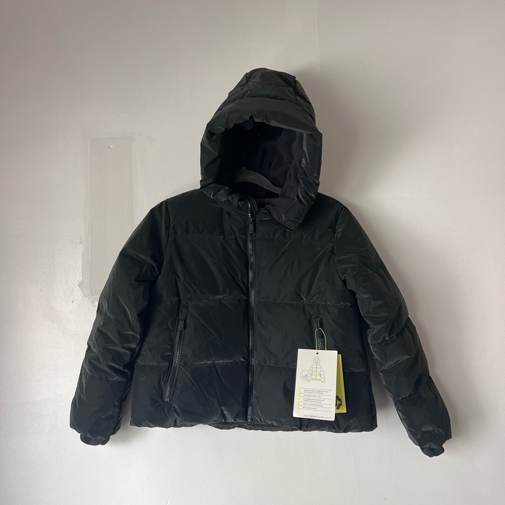 All In Motion Kids from Target Black Puffer Jacket size Small 6/7 NWT